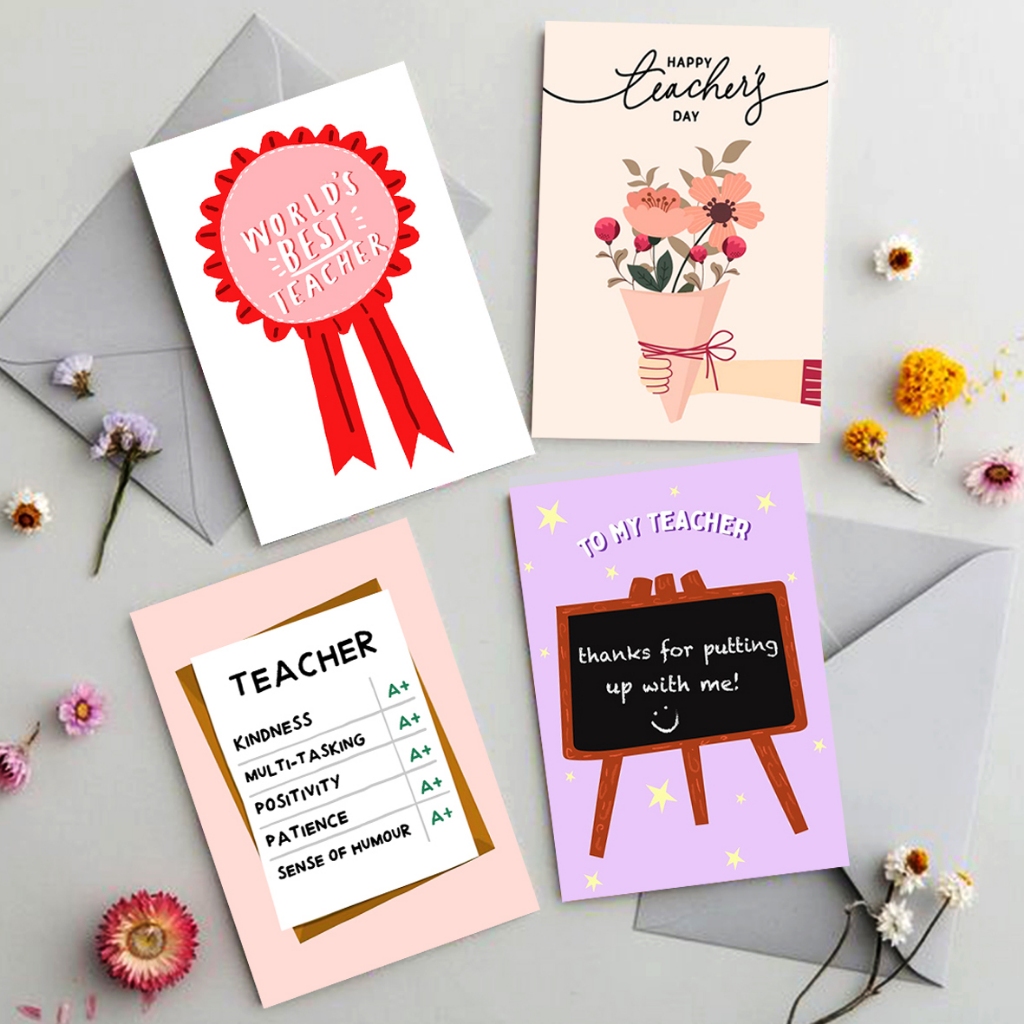 Jual Kartu Ucapan Hari Guru / Kartu Hari Guru / Teacher's Day Card (# ...