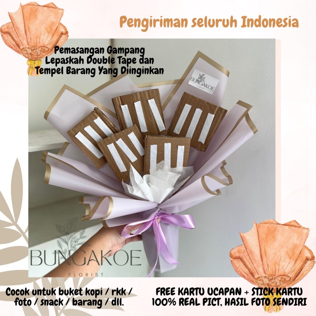 Jual KERANGKA BOUQUET KOSONG - KERANGKA BUCKET KOPI BUKET BUNGA ...