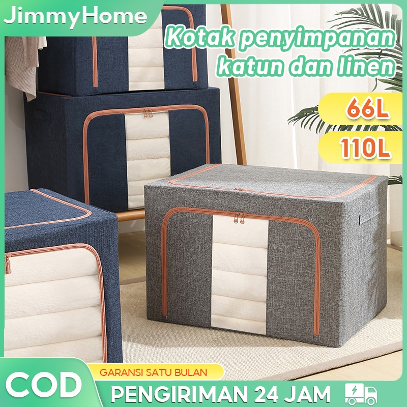 Jual Kotak Penyimpanan Lipat Storage Box Organizer Besar Box Container ...