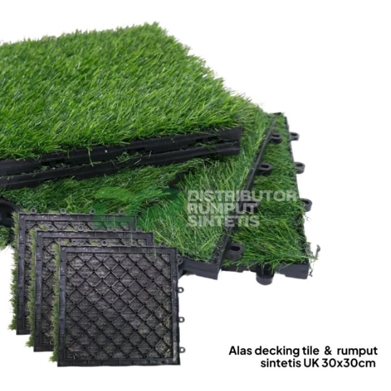 Jual Decking Tile Rumput Sintetis Bongkar Pasang uk 30x30cm | Shopee ...