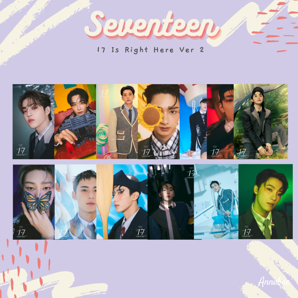 Jual Poster Seventeen 17 Is Right Here Ver 2 (HERE PART 1) | Shopee ...