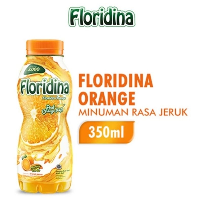 Jual FLORIDINA ORANGE 350 ML (1 PACK 12 PCS) | Shopee Indonesia