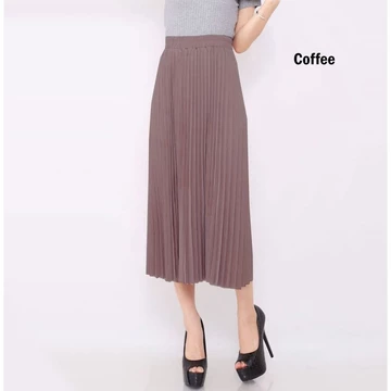 Rok Plisket Rok Wanita 7 8 Bahan Premium Mrs4