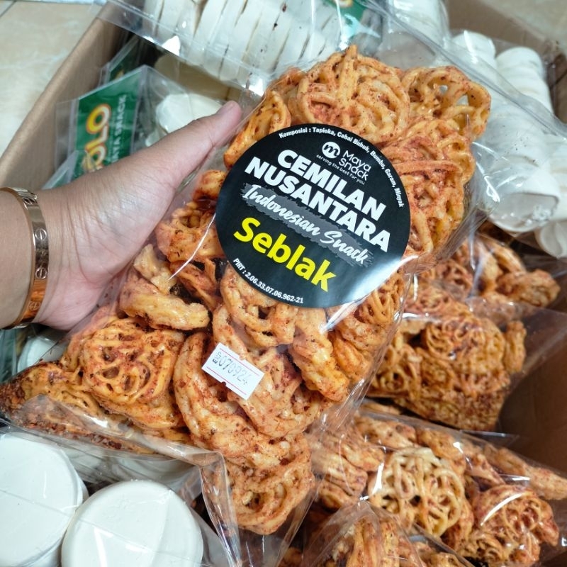 Jual SEBLAK BUNGA RAFAEL SEBLAK KERING PEDAS KEMASAN OLEH-OLEH | Shopee ...