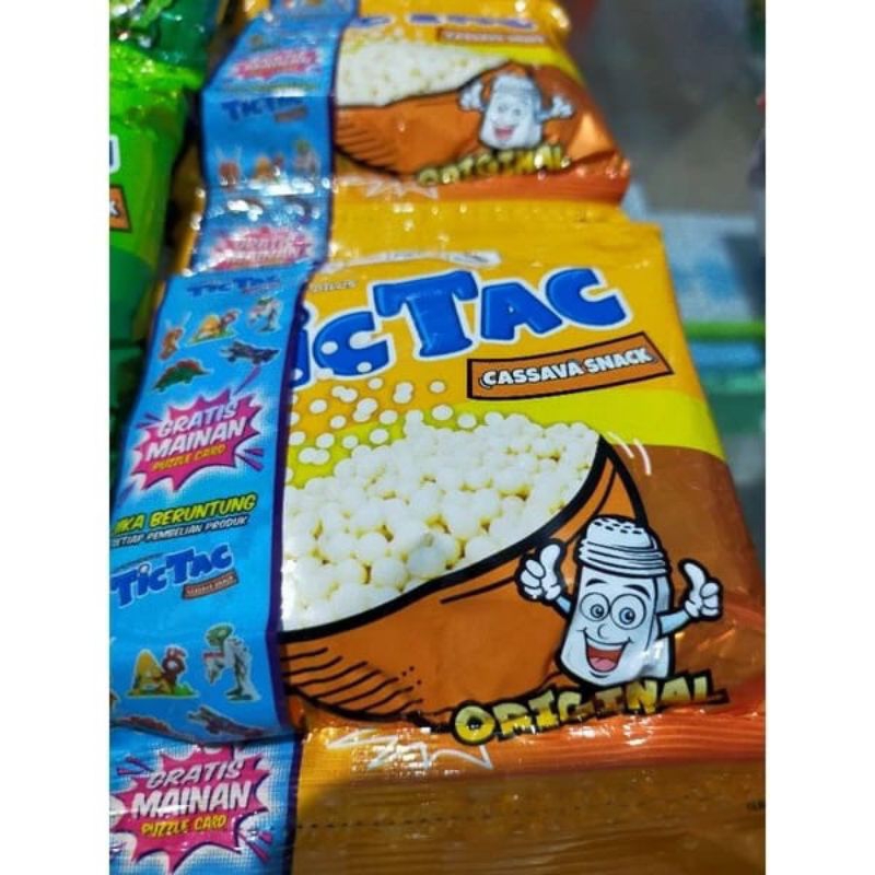 Jual Snack Tic Tac gurih berbagai rasa 1 renceng isi 10 pcs | Shopee ...