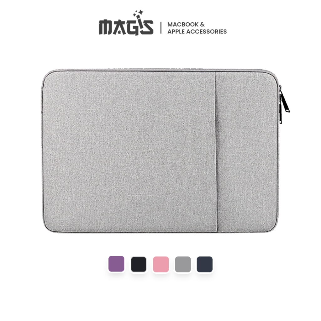 Jual Macbook Pouch Double Line ND01 12- 16 Inch Tas Macbook Pelindung ...
