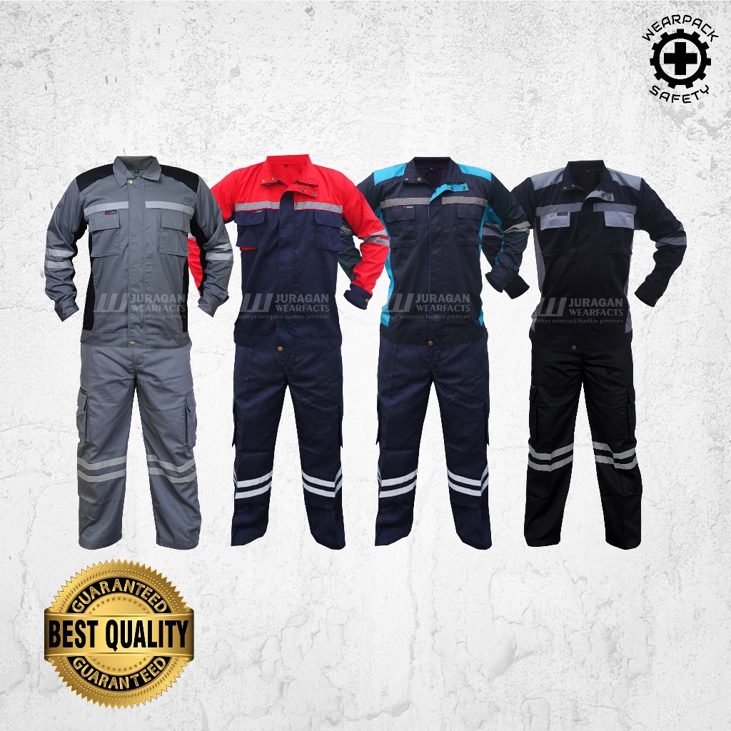 Jual Wearpack Safety Setelan Baju Wearpack Safety Setelan Wearpack Kerja Set Shopee Indonesia