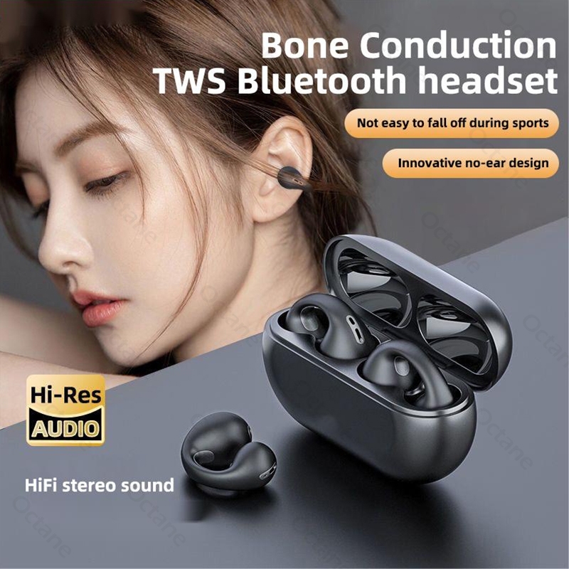 Jual Ambie Ear Clip TWS Bluetooth Earphones with Microphone - Main Image