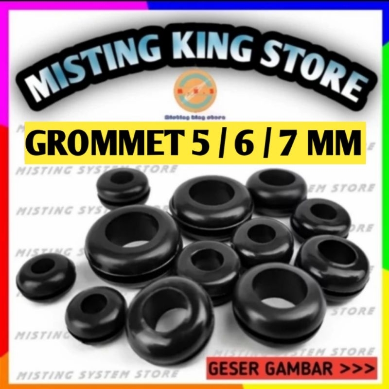 Jual Karet Grommet Mm Rubber Gromet Uniseal Pipa Pvc Selang Pe Duct Bucket