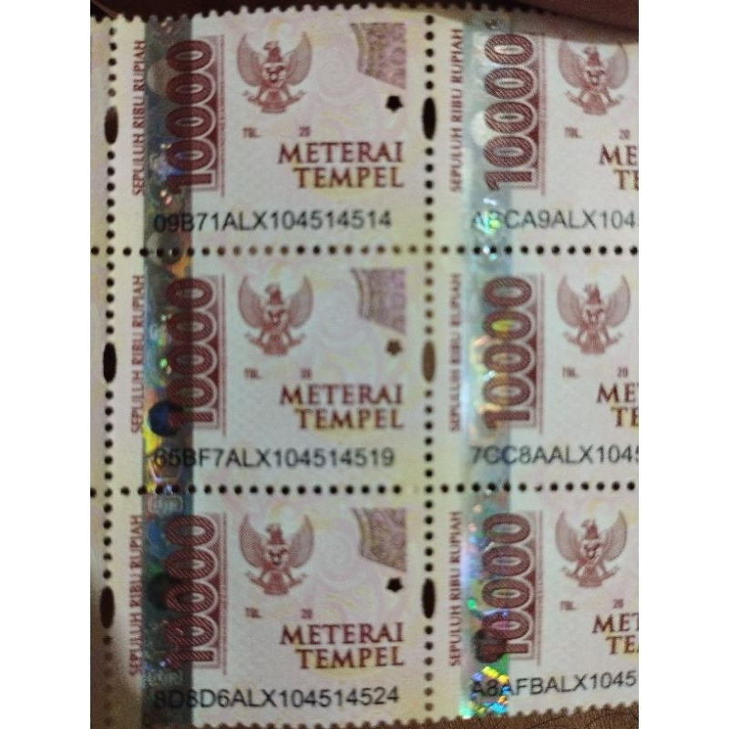 Jual meterai 10000 original | Shopee Indonesia