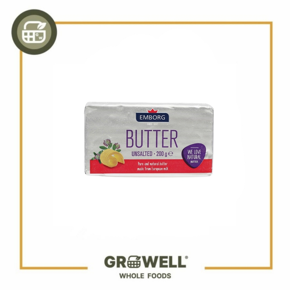 Jual EMBORG BUTTER UNSALTED 200GR | Shopee Indonesia