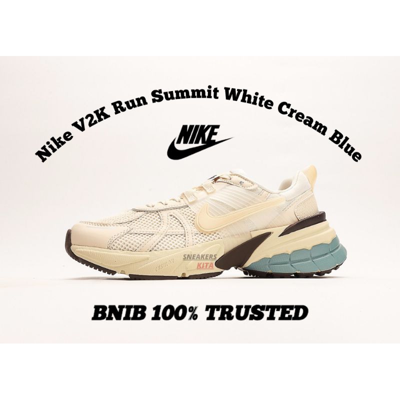 Jual [SPORT] Nike V2K Run Runtekk Summit White Cream Blue FD0736 BNIB ...