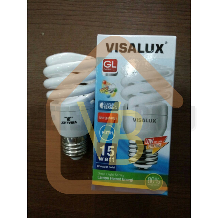 Jual Lampu Plc Visalux 15 Watt Ulir Spiral Tornado Shopee Indonesia 0821