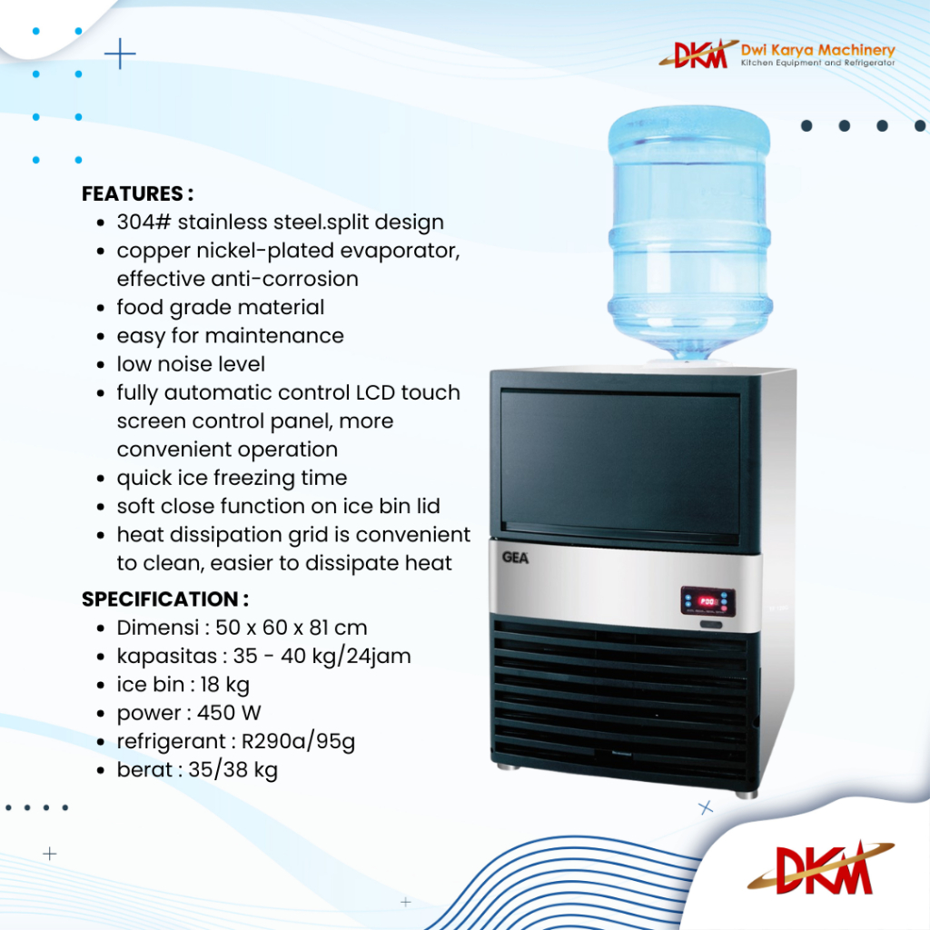 Jual Ice Cube Maker Mesin pembuat es TF-120G Getra | Shopee Indonesia