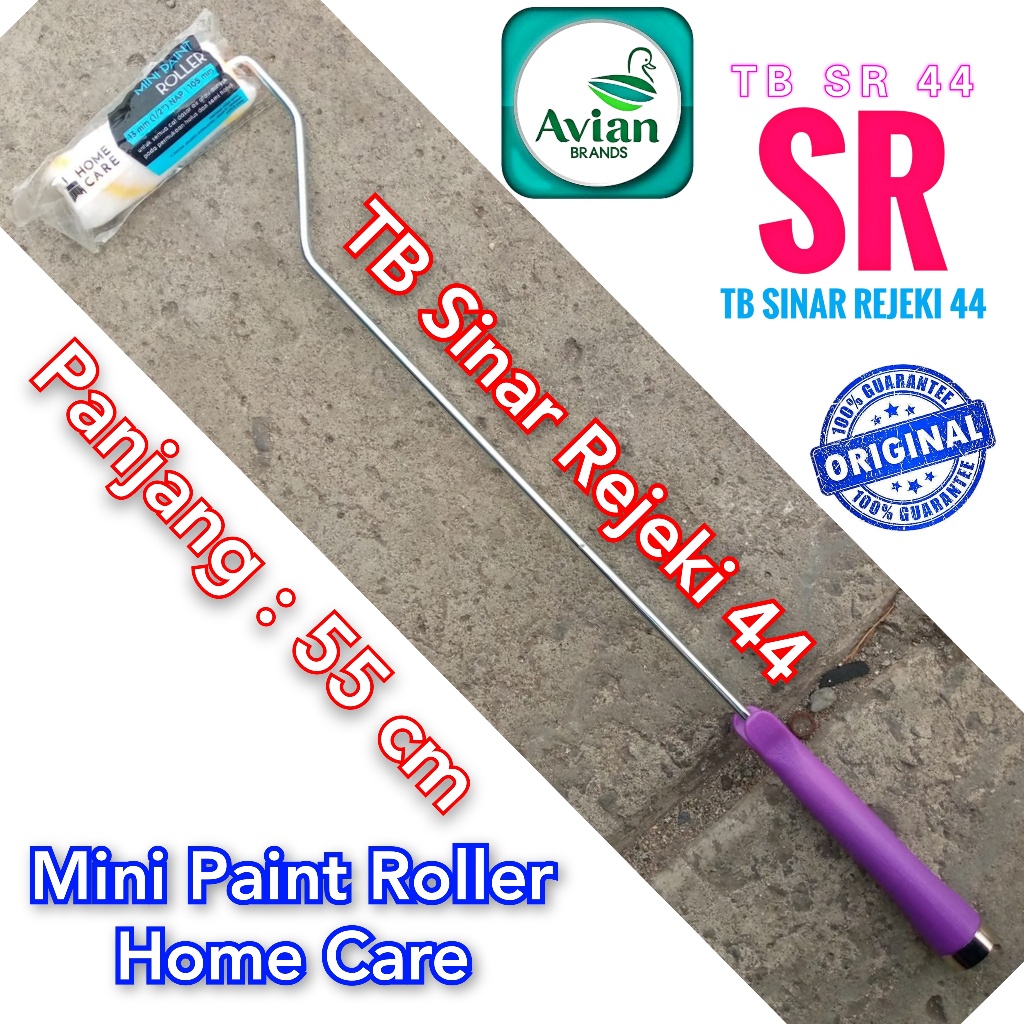 Jual Kuas MINI ROLL KAPAL Home Care 105 mm (BULU PUTIH) Mini Paint