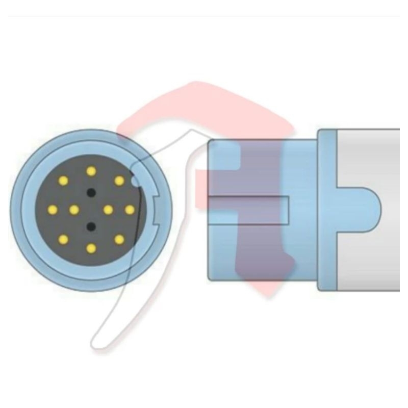 Jual SpO2 Cable / Kabel SpO2 Infinium Omni III 10 Pin | Shopee Indonesia