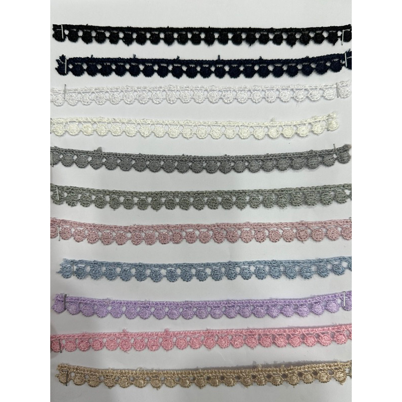 Jual Renda Prada kecil ukuran 0,8-1CM 20ribu-25ribu/pcs (15yard ...
