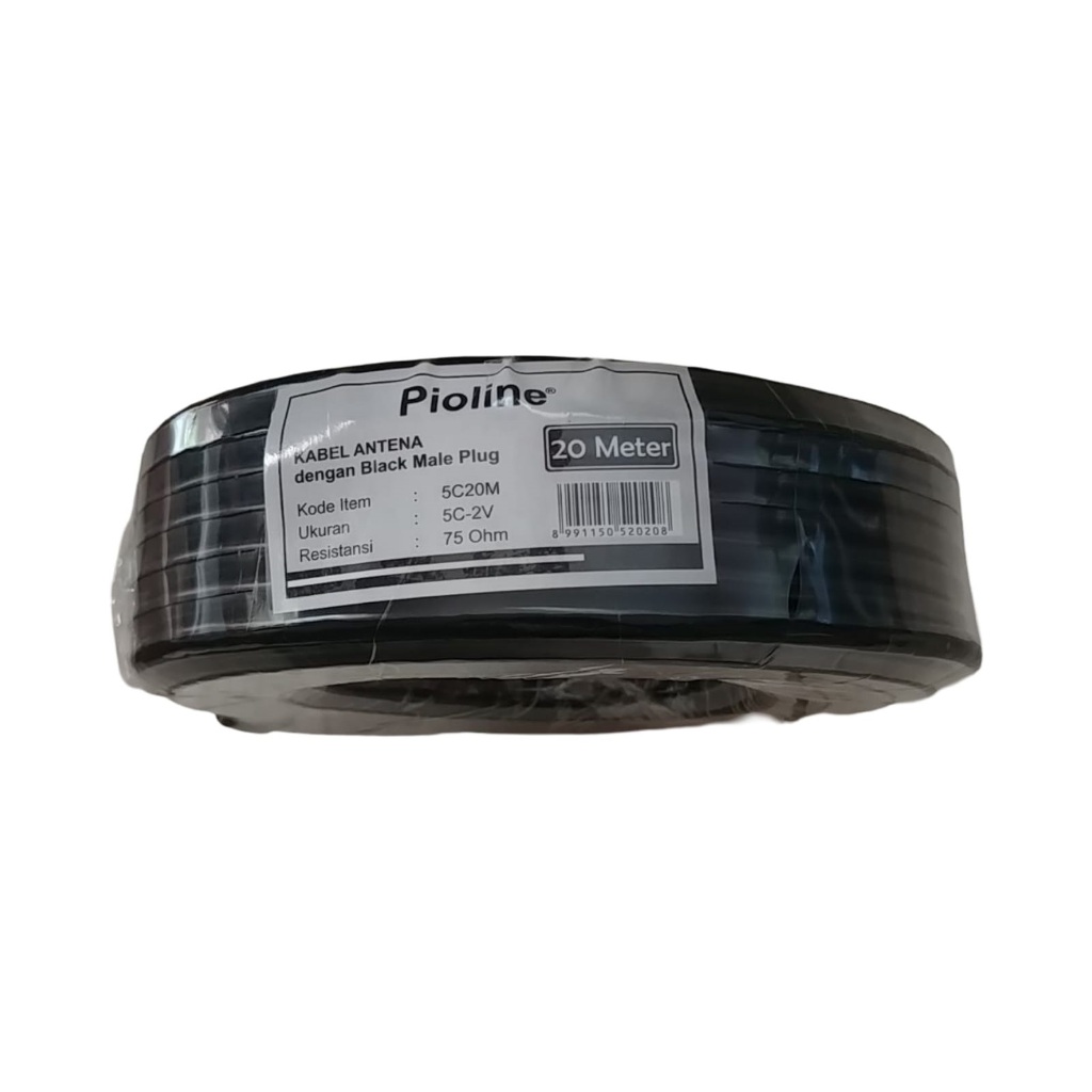 Jual KABEL ANTENA TV DIGITAL 20 METER PIOLINE / KABEL ANTENA 5C 20 ...