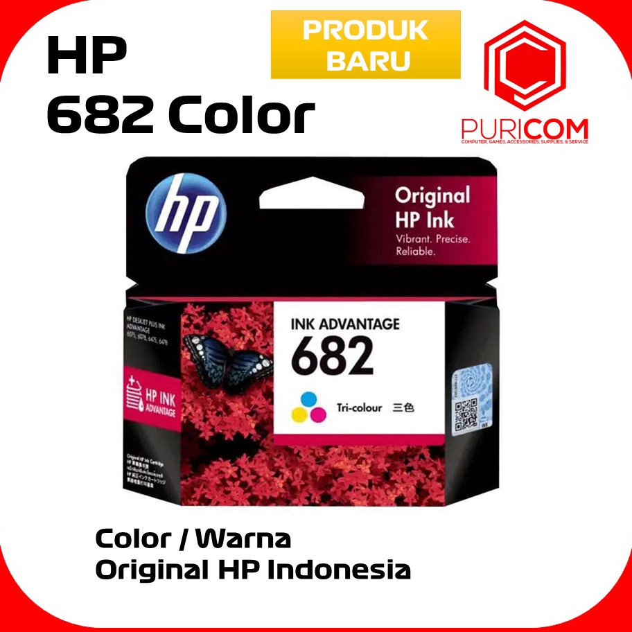 Jual Terbaik HP 682 Color Tinta Printer Original Resmi Hp Indonesia ...