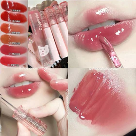 Cappu Vini GLASS Moisturizing LipGloss Korean Lip Gloss Water Lipcream Liptint Lip Balm Mirror