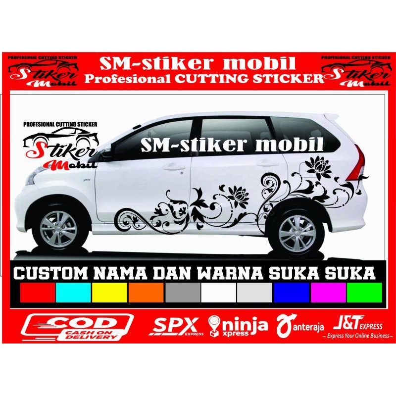 Jual Stiker Mobil Avanza Xenia Calya Sigra Terios Toyota Rush Dll