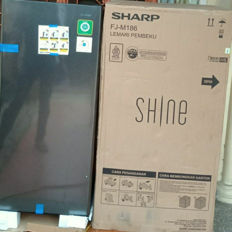 Jual FREEZER SHARP FJ M186A HS 6 RAK/FREEZER ASI/KULKAS FREEZER ASI ...