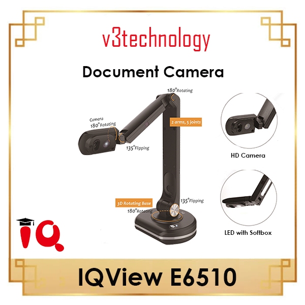 Jual IQView E6510 Visual presenter - Interactive Document Camera ...