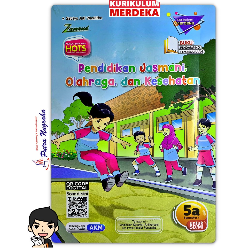 Jual BUKU LKS PJOK PENJAS SD KELAS 5 SEMESTER 1 KURIKULUM MERDEKA 2024 ...