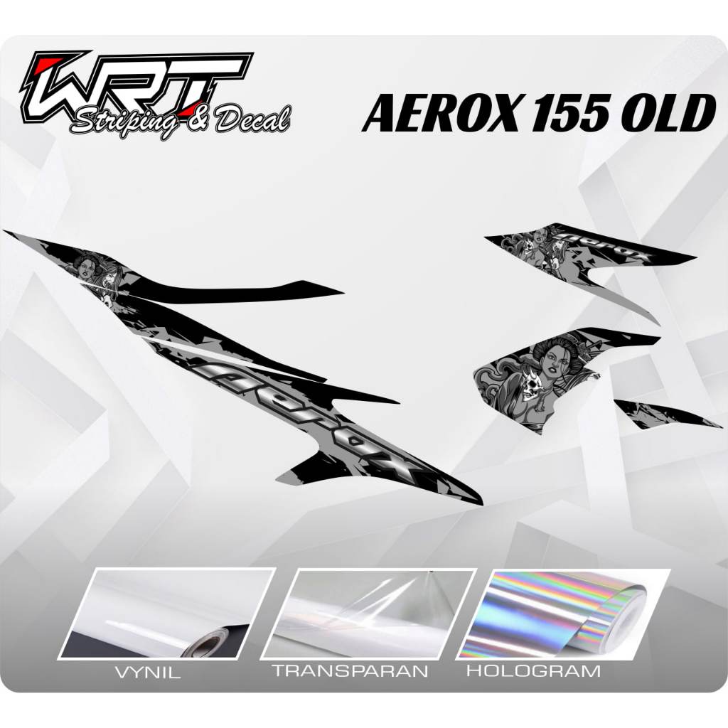 Jual Striping Aerox Old-Stiker Decal Aerox 155 Old Lady | Shopee Indonesia