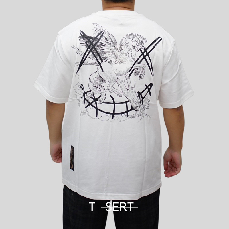 Jual RIC Ricky Is Clown Pegasus Tee White Original ( 100% Authentic ...
