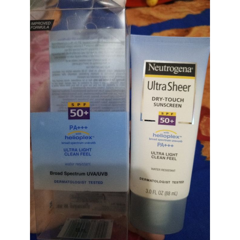 Jual Neutrogena Ultra Sheer Dry Touch Sunscreen Spf 50 Pa Shopee Indonesia