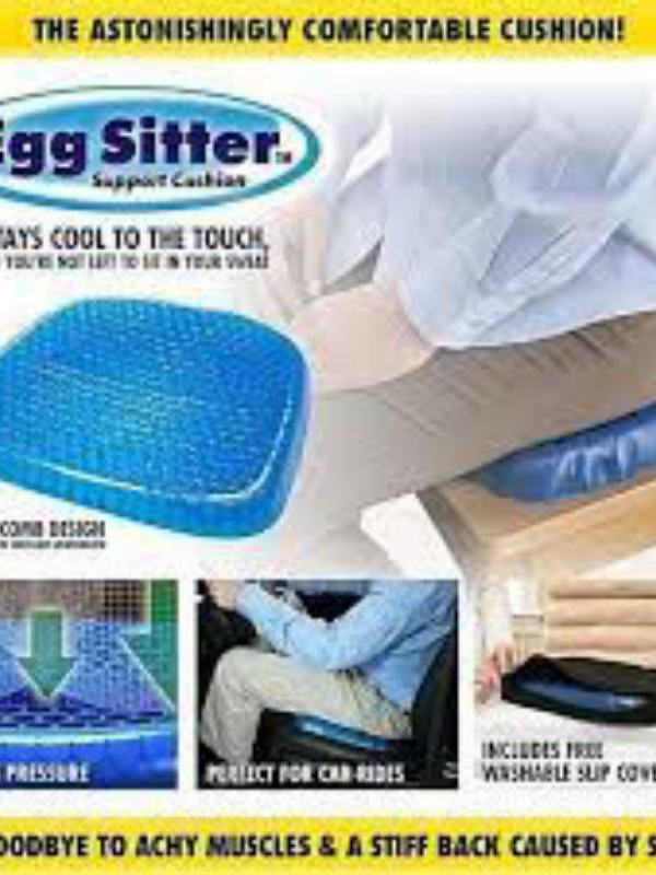 Jual BANTAL ALAS DUDUK SILIKON GEL UNTUK MOBIL DAN LAINNYA EGG