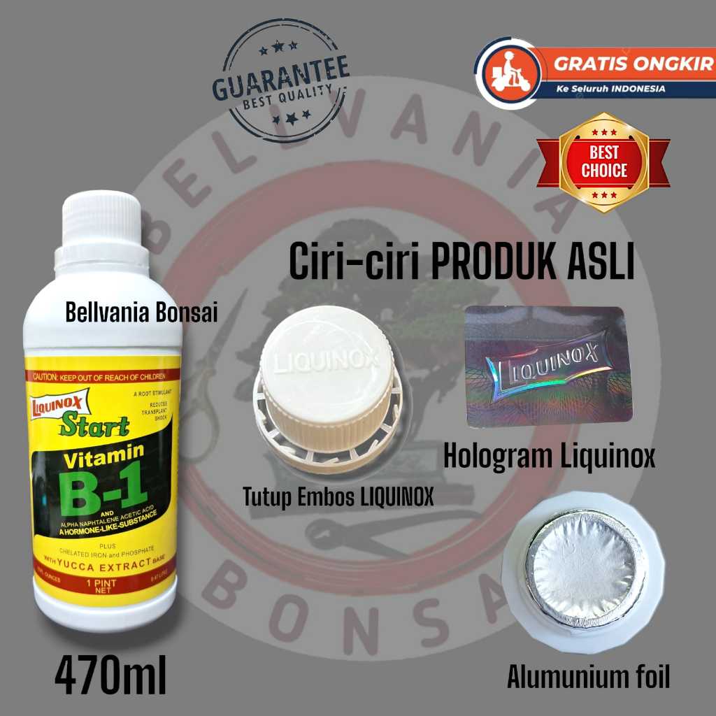Pupuk Vitamin B1 Liquinox Start Anti Stress Untuk Tanaman Original Kemasan Pabrik 470ml