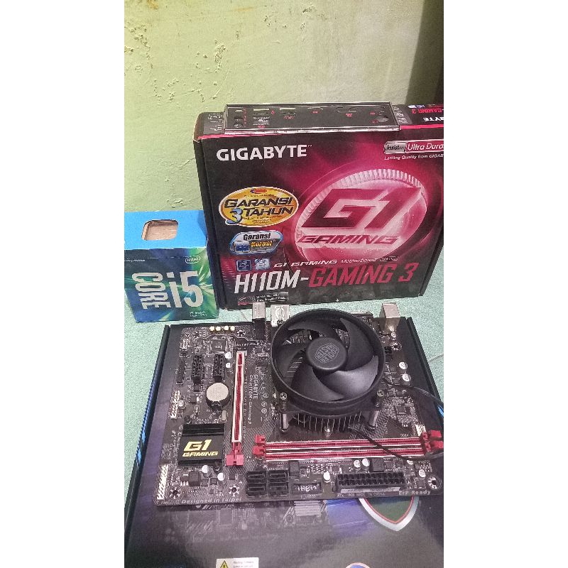 Jual INTEL CORE I5 6500 + GIGABYTE H110MGAMING 3 (PAKETAN MOTHERBOARD