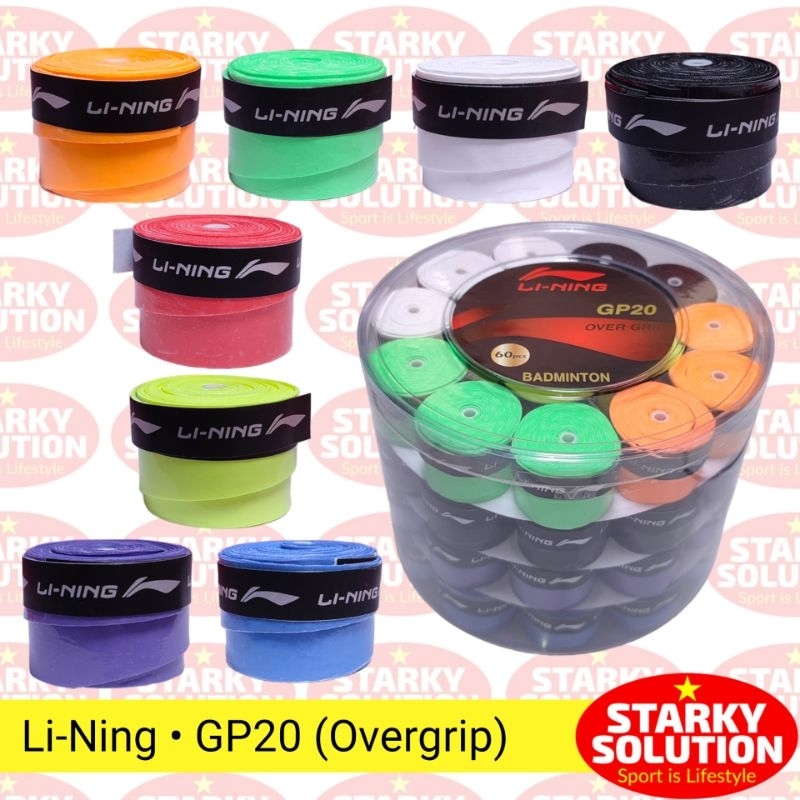 Jual Grip karet Tipis LINING GP20 Overgrip Raket Badminton Padel Tenis ...