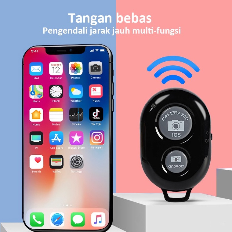 Jual lN INBEX Bluetooth Remote Shutter Remote Selfie Control For ...