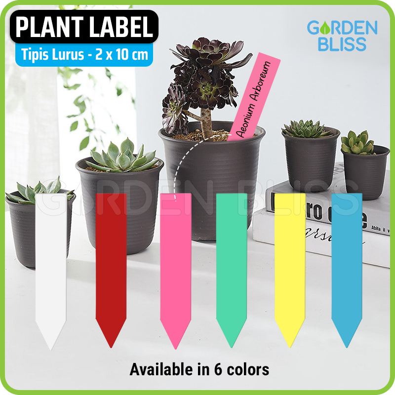 Jual Plant Label Name Tag - Label Penanda Tanaman, Model Straight ...