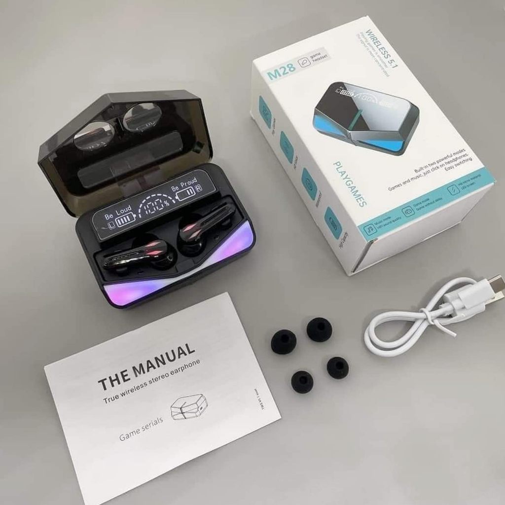 Jual Earphone Bluetooth Headset Bluetooth Gaming TWS M28 Dual Mode BT ...
