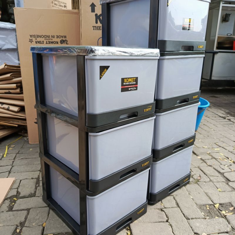 Jual LEMARI LACI KOMET STAR L3 - L4 - L5 Container Box Susun Plastik ...