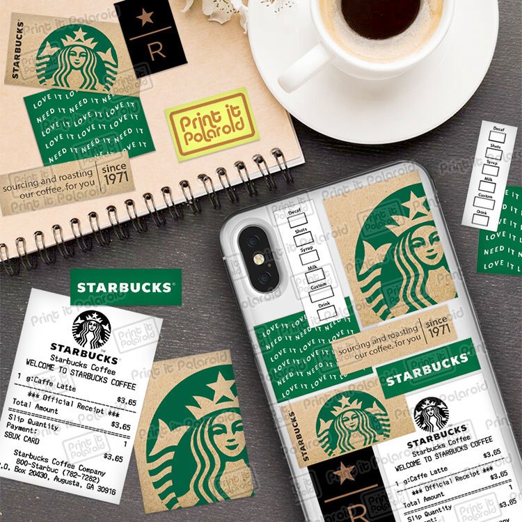 Jual STICKER case Hp buku laptop sbux star bucks starbuck starbucks