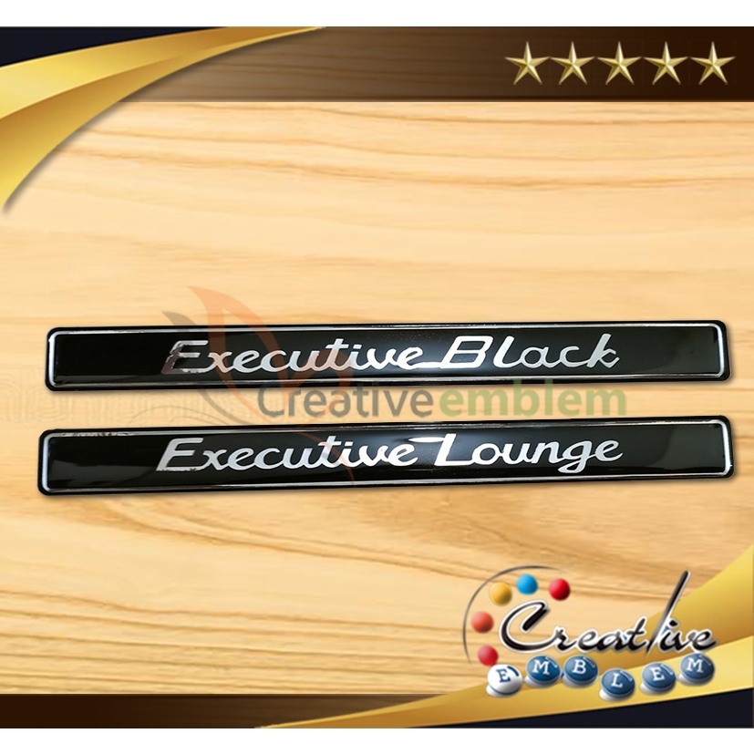 Jual Sticker Timbul Emblem Executive Lounge & Executive Black | Shopee ...
