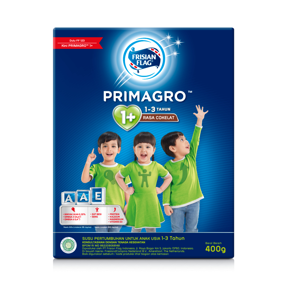 Jual FRISIAN FLAG PRIMAGRO 1+ COKELAT KEMASAN 360G | Shopee Indonesia