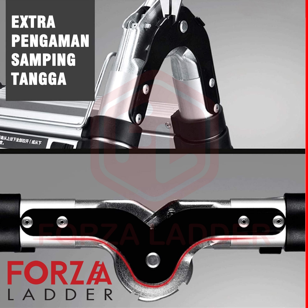 Jual Forza Tangga Lipat Teleskopik 10 Meter Forza 5+5= 10 M Tangga