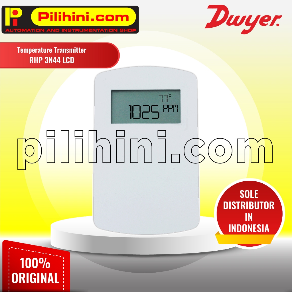 Jual Dwyer RHP-3N44-LCD Wall Mount Humidity/Temperature Jadilah Yang ...