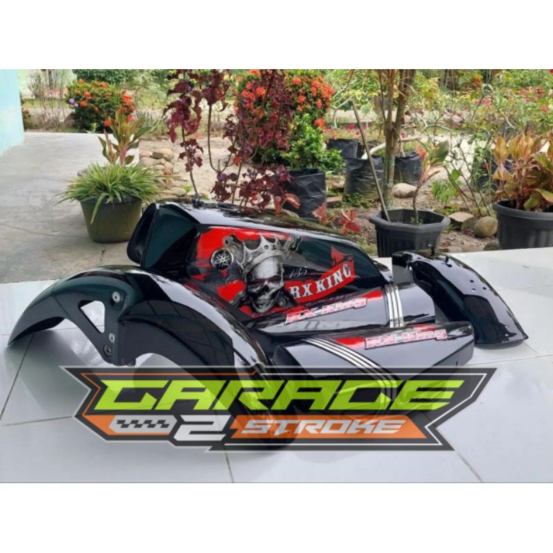 Jual Tangki Tengki Bensin Set Yamaha RX King RX K Hitam Custom List ...