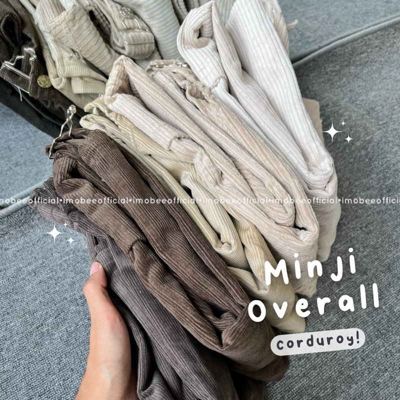 Jual [OVERALL] MINJI OVERALL JUMPSUIT CORDUROY // OVERALL KOREA CORDURO ...