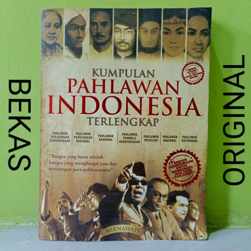 Jual Buku Kumpulan Pahlawan Indonesia Terlengkap Perjuangan