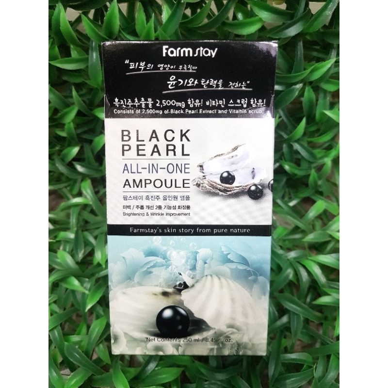 Jual Farmstay Black Pearl All-in-One Ampoule 250ml | Shopee Indonesia