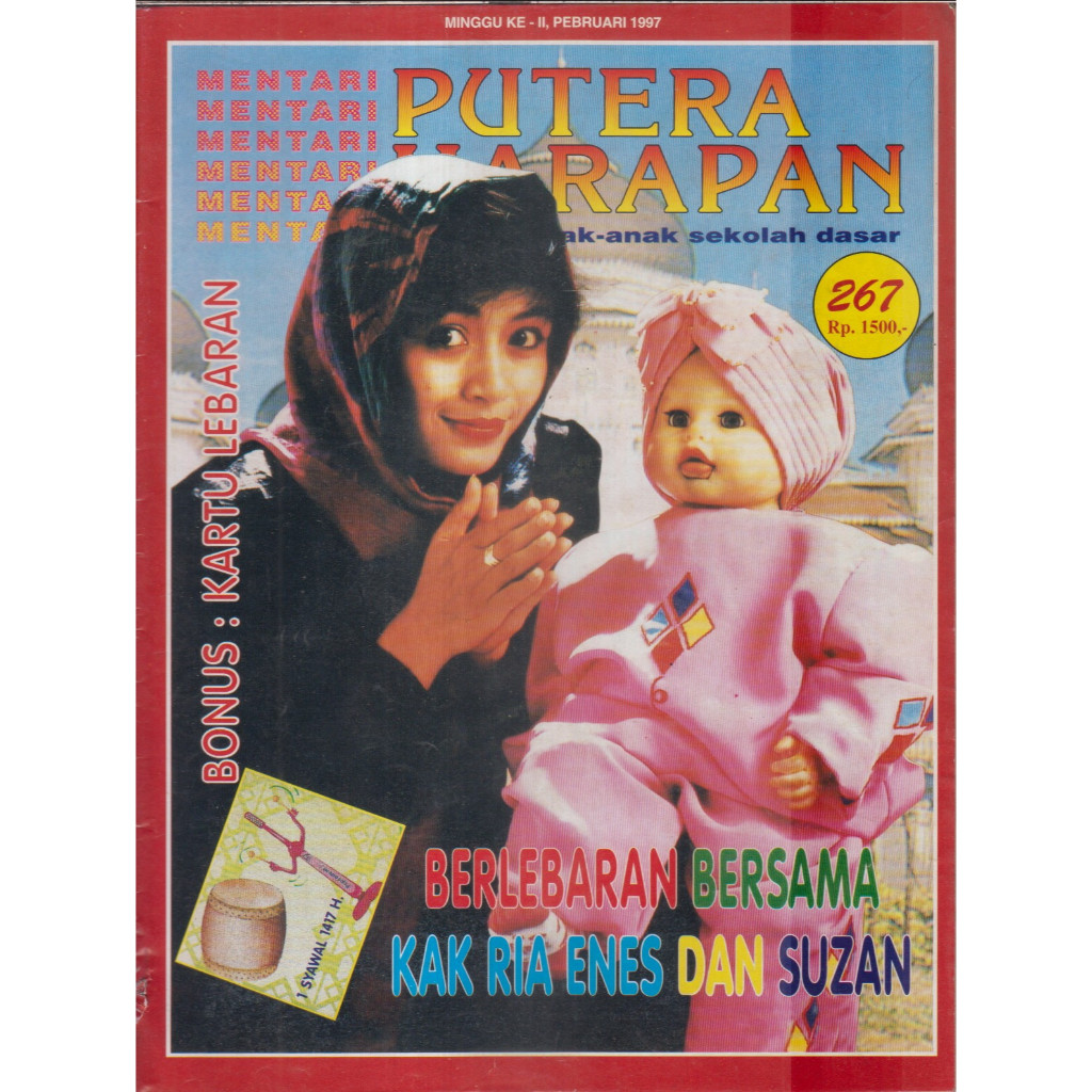 Jual MAJALAH MENTARI PUTERA HARAPAN NO. 267 PEBRUARI 1997 BERLEBARAN ...