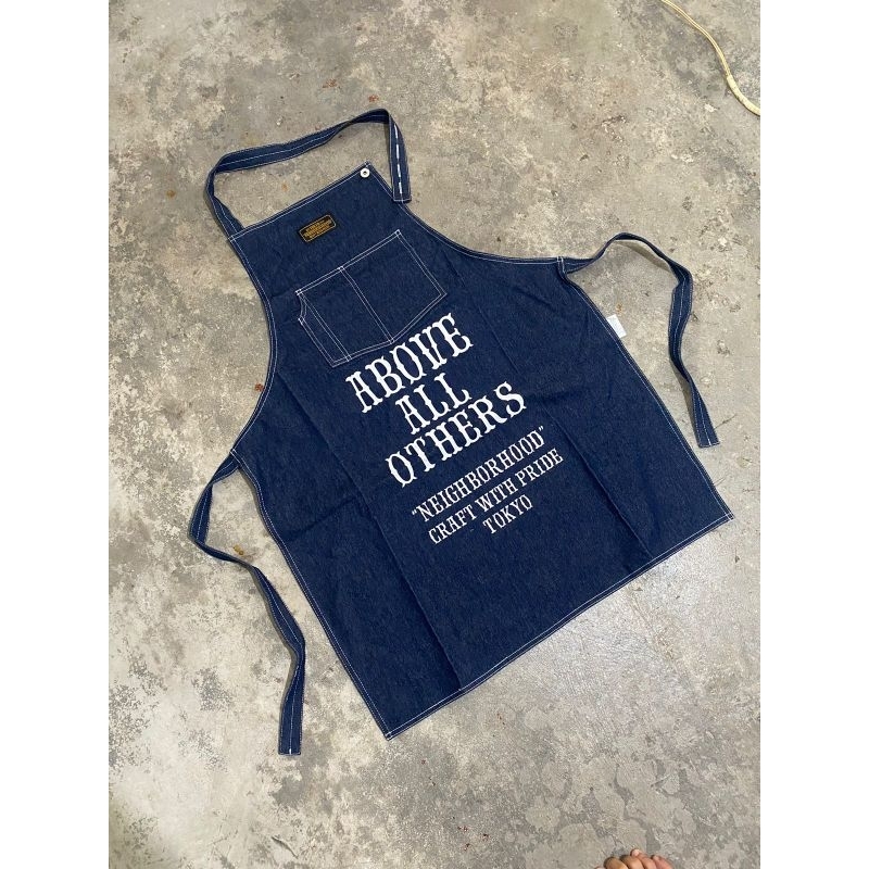 Jual Neighborhood NBHd apron RAW Denim Japan | Shopee Indonesia